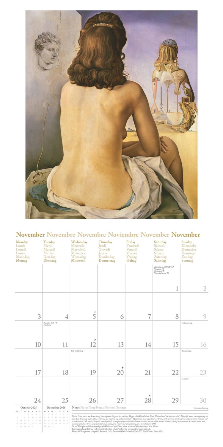 Bild: 4002725987969 | Dali 2025 - Wand-Kalender - Broschüren-Kalender - 30x30 - 30x60...