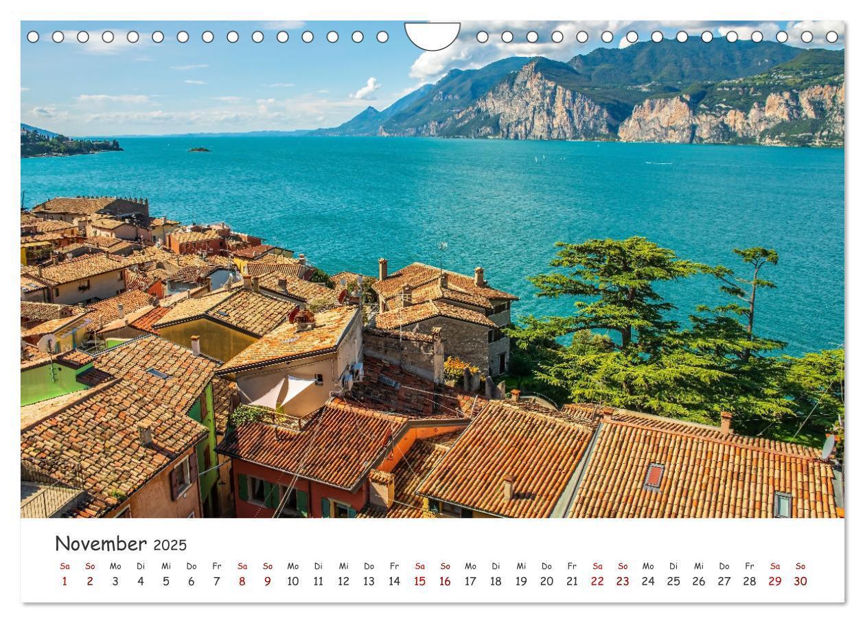 Bild: 9783435012220 | Malcesine am Gardasee (Wandkalender 2025 DIN A4 quer), CALVENDO...