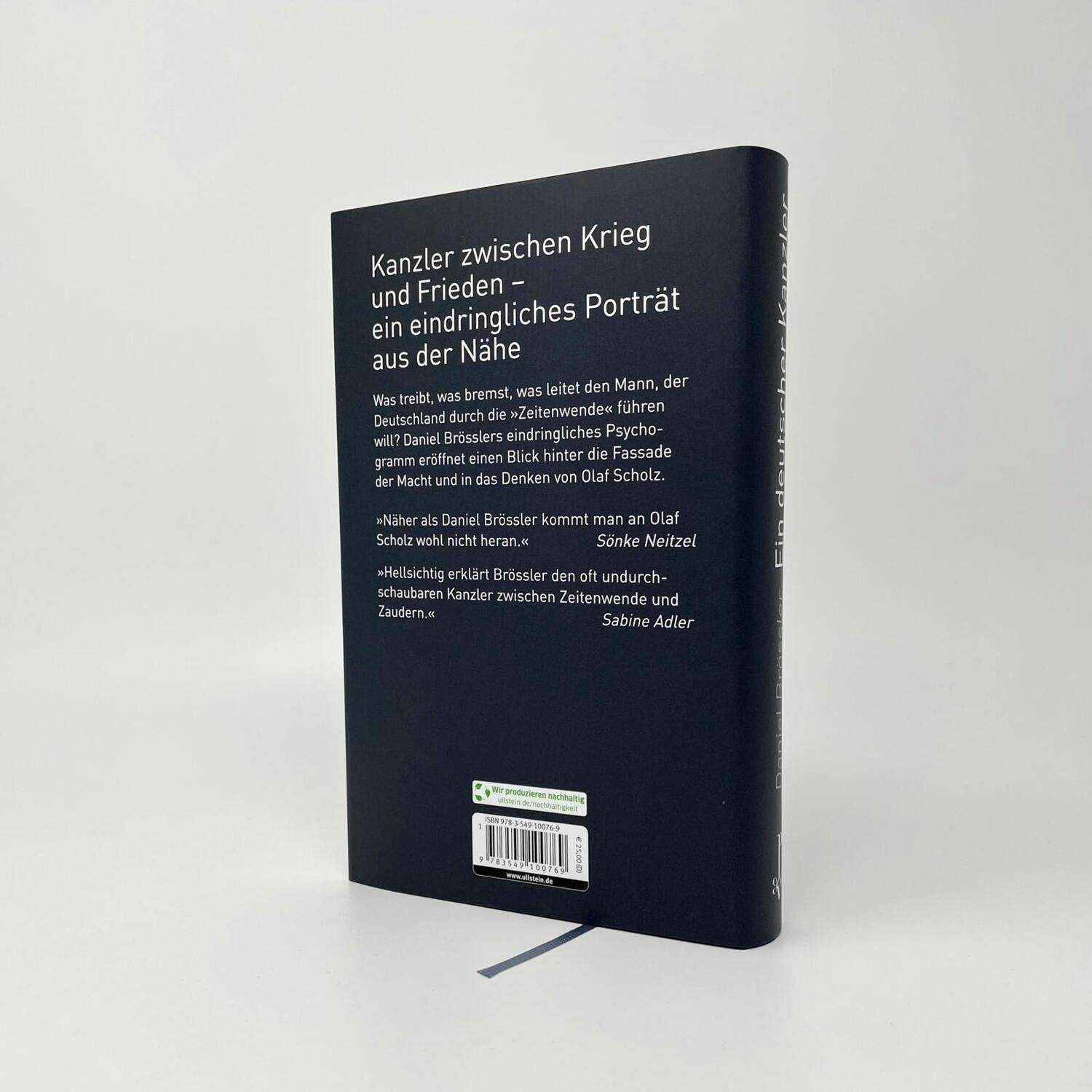 Bild: 9783549100769 | Ein deutscher Kanzler | Daniel Brössler | Buch | 336 S. | Deutsch