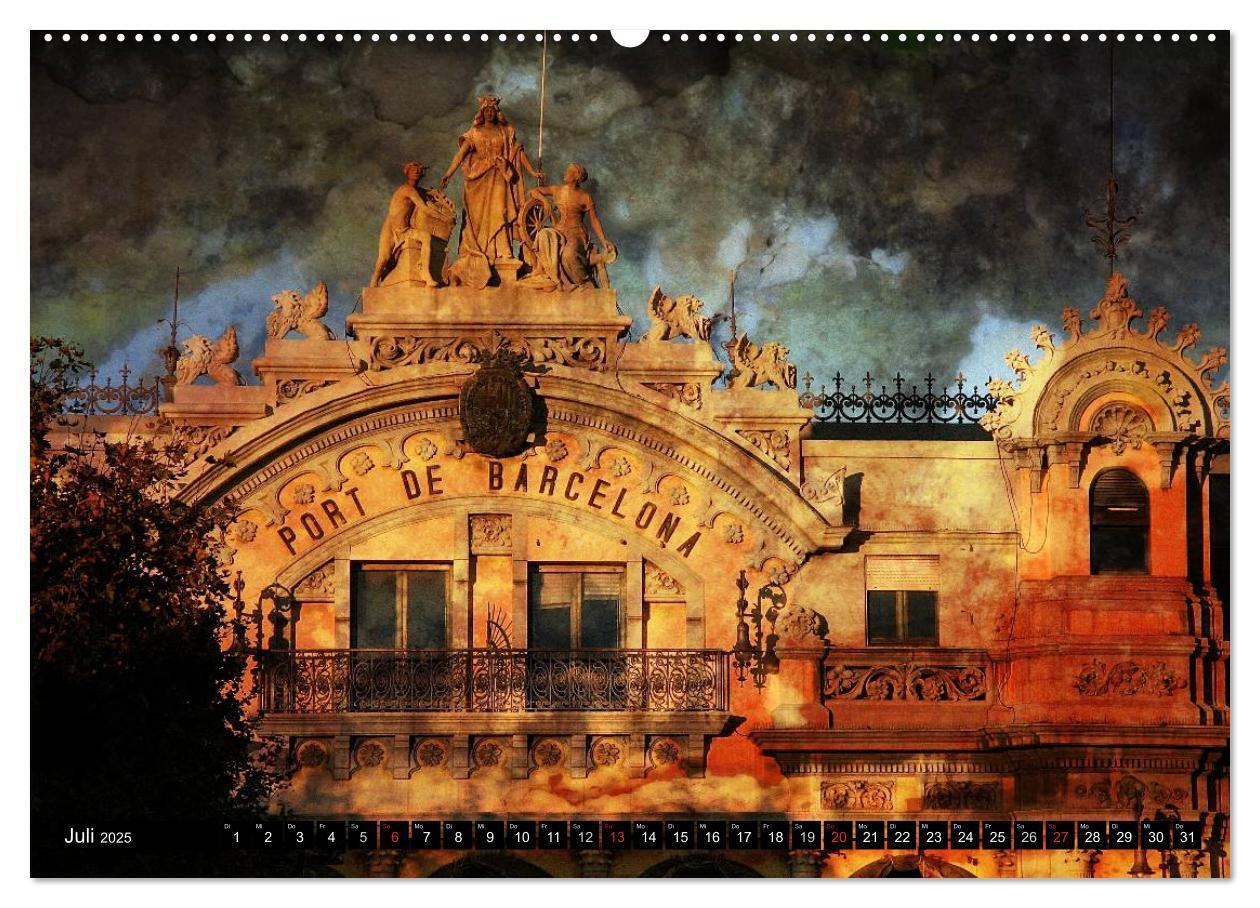 Bild: 9783435504190 | Barcelona (Wandkalender 2025 DIN A2 quer), CALVENDO Monatskalender