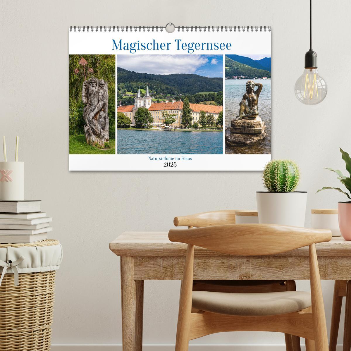 Bild: 9783383870552 | Magischer Tegernsee (Wandkalender 2025 DIN A3 quer), CALVENDO...