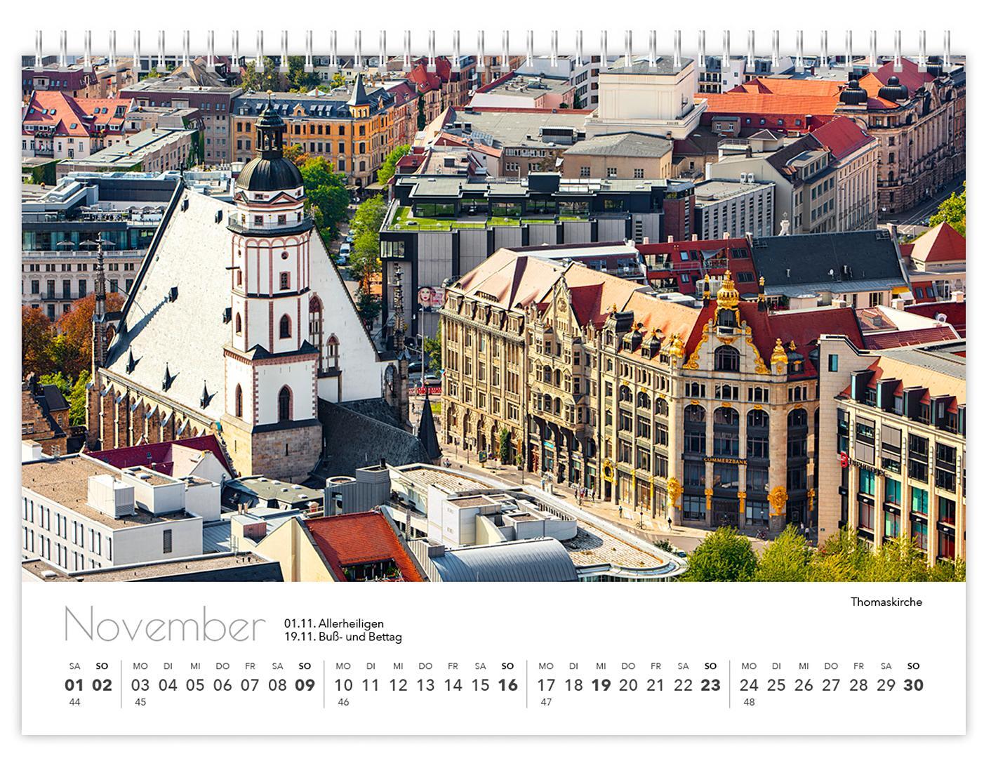 Bild: 9783910680814 | Kalender Leipzig kompakt 2025 | 21 x 15 cm weißes Kalendarium | 2025