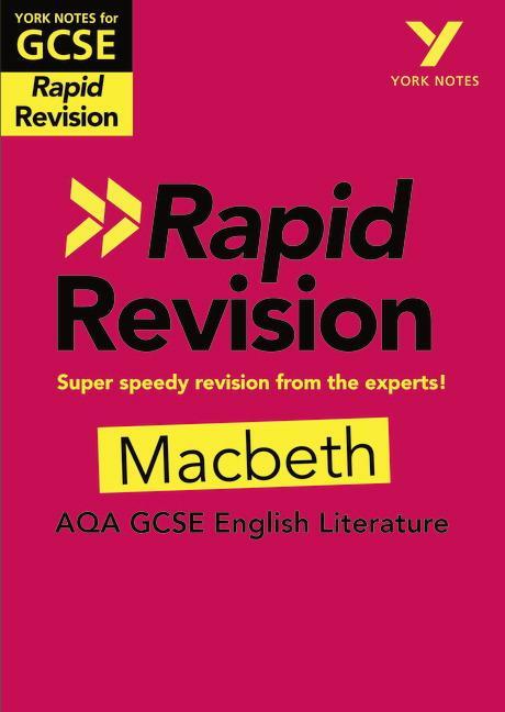 Cover: 9781292270876 | York Notes for AQA GCSE (9-1) Rapid Revision Guide: Macbeth - catch...