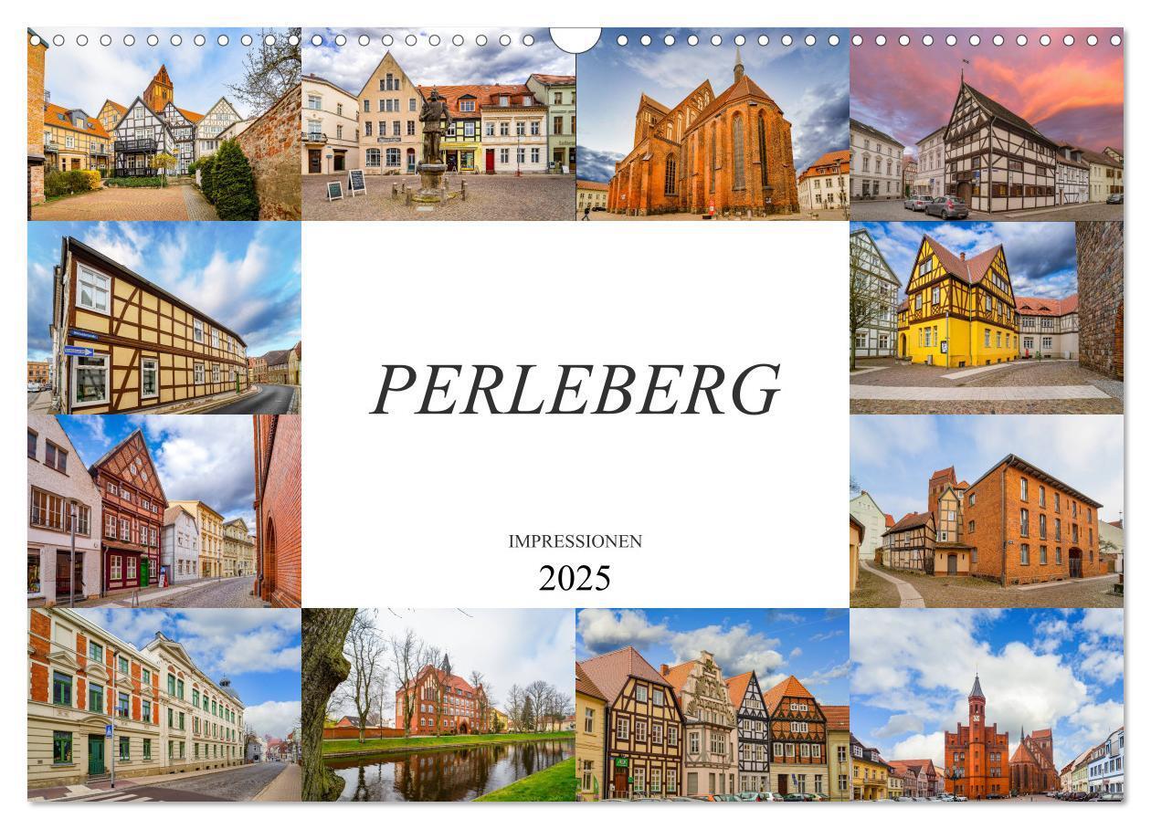 Cover: 9783435240531 | Perleberg Impressionen (Wandkalender 2025 DIN A3 quer), CALVENDO...