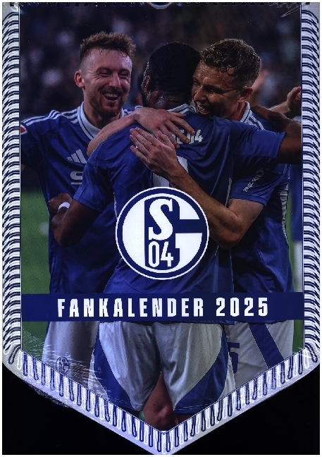 Cover: 4002725994462 | N NEUMANNVERLAGE - FC Schalke 04 2025 Bannerkalender, 29,7x42cm,...