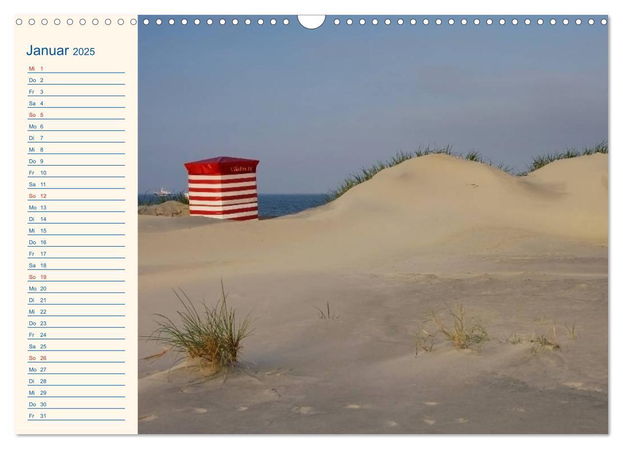 Bild: 9783435507658 | Urlaub auf Borkum (Wandkalender 2025 DIN A3 quer), CALVENDO...