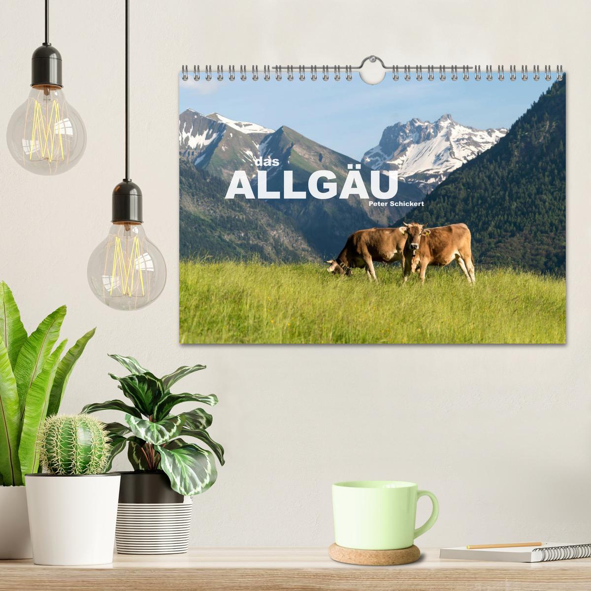 Bild: 9783435454129 | das Allgäu (Wandkalender 2025 DIN A4 quer), CALVENDO Monatskalender