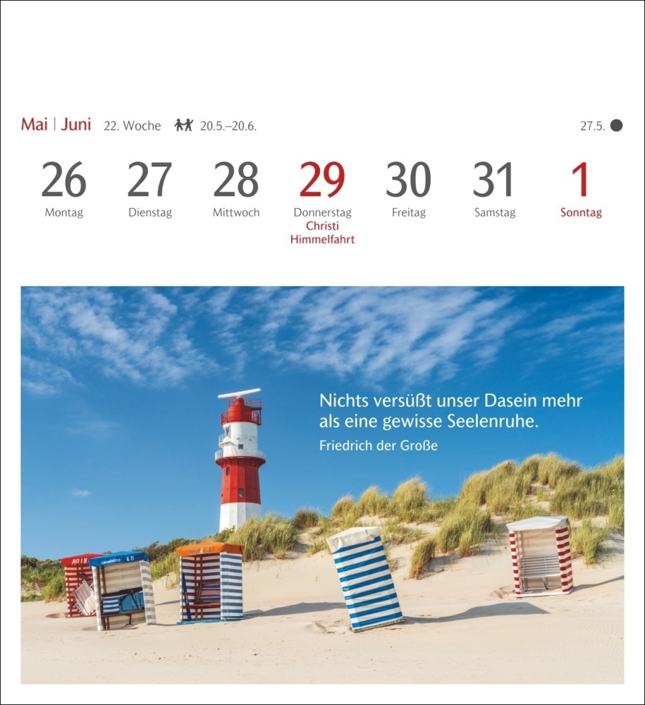 Bild: 9783840033834 | Momente des Glücks Postkartenkalender 2025 - Wochenkalender mit...