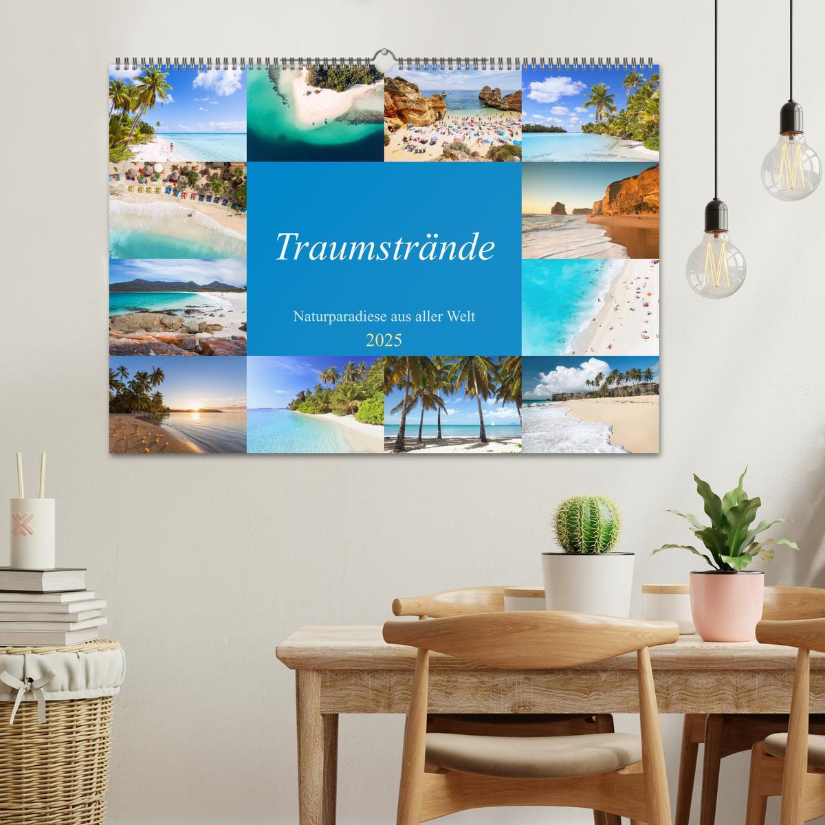 Bild: 9783383947988 | Traumstrände - Naturparadiese aus aller Welt (Wandkalender 2025 DIN...