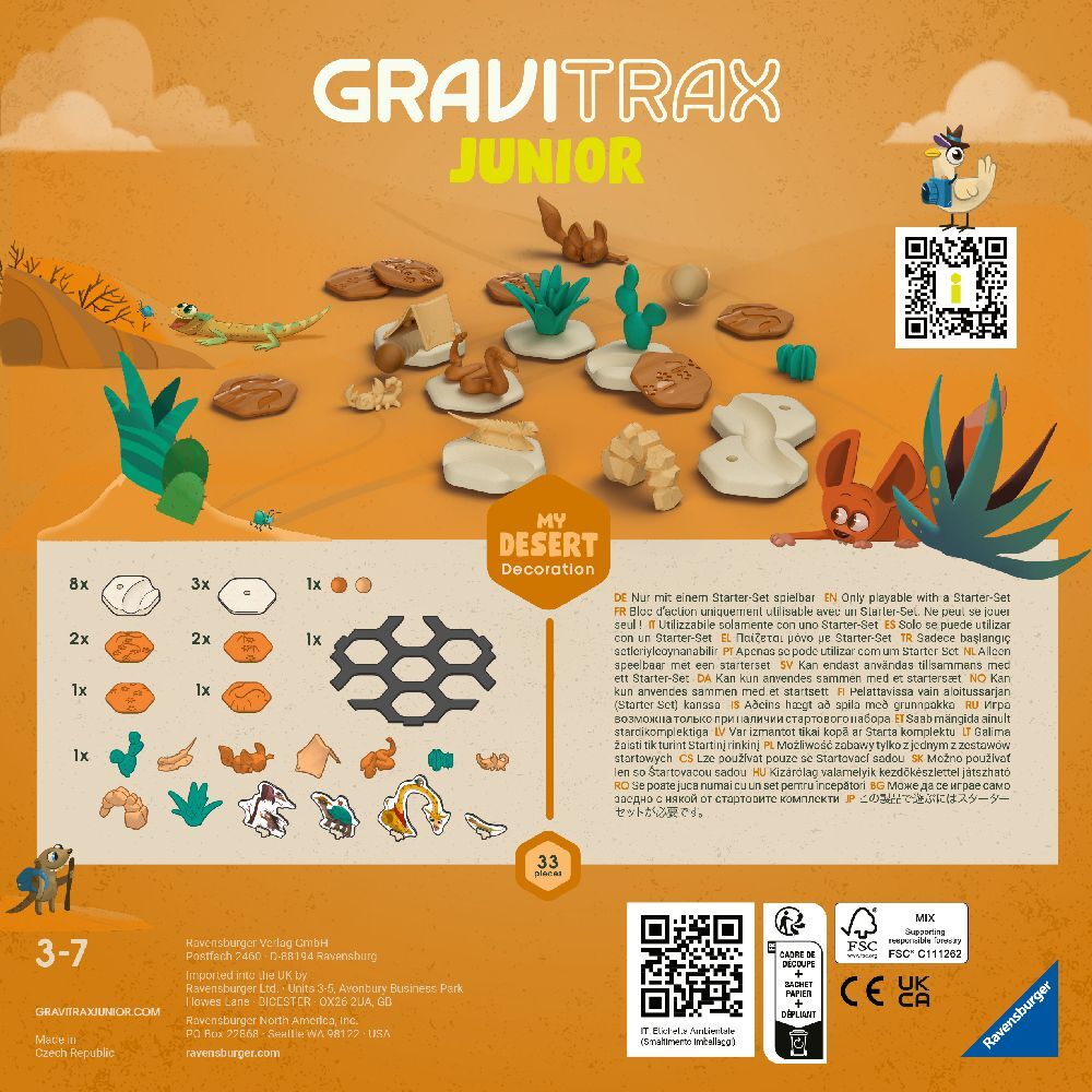 Bild: 4005556270767 | GraviTrax Junior Extension Desert | Spiel | 62707600 | Deutsch | 2023