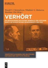 Cover: 9783110416046 | Verhört | Vasilij Stepanowitsch Christoforow (u. a.) | Taschenbuch | X