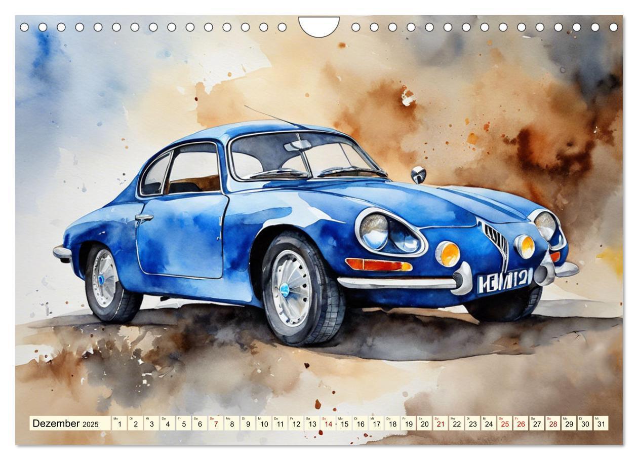 Bild: 9783383812927 | Oldtimer - Kultmodelle aus den 1960er Jahren (Wandkalender 2025 DIN...