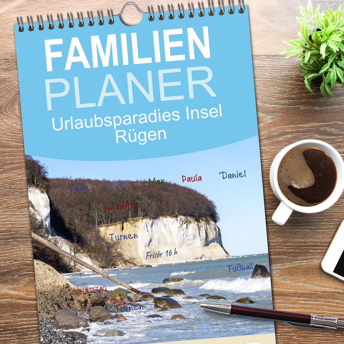 Bild: 9783457103678 | Familienplaner 2025 - Urlaubsparadies Insel Rügen mit 5 Spalten...