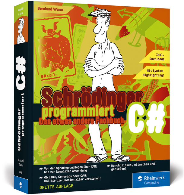 Cover: 9783836269681 | Schrödinger programmiert C# | Bernhard Wurm | Taschenbuch | 749 S.