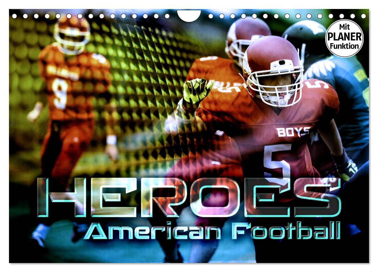 Cover: 9783435417285 | HEROES - American Football (Wandkalender 2025 DIN A4 quer),...