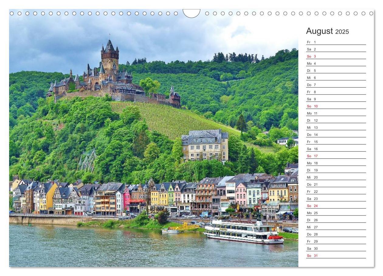 Bild: 9783435548767 | Bildschön - Die Mosel (Wandkalender 2025 DIN A3 quer), CALVENDO...