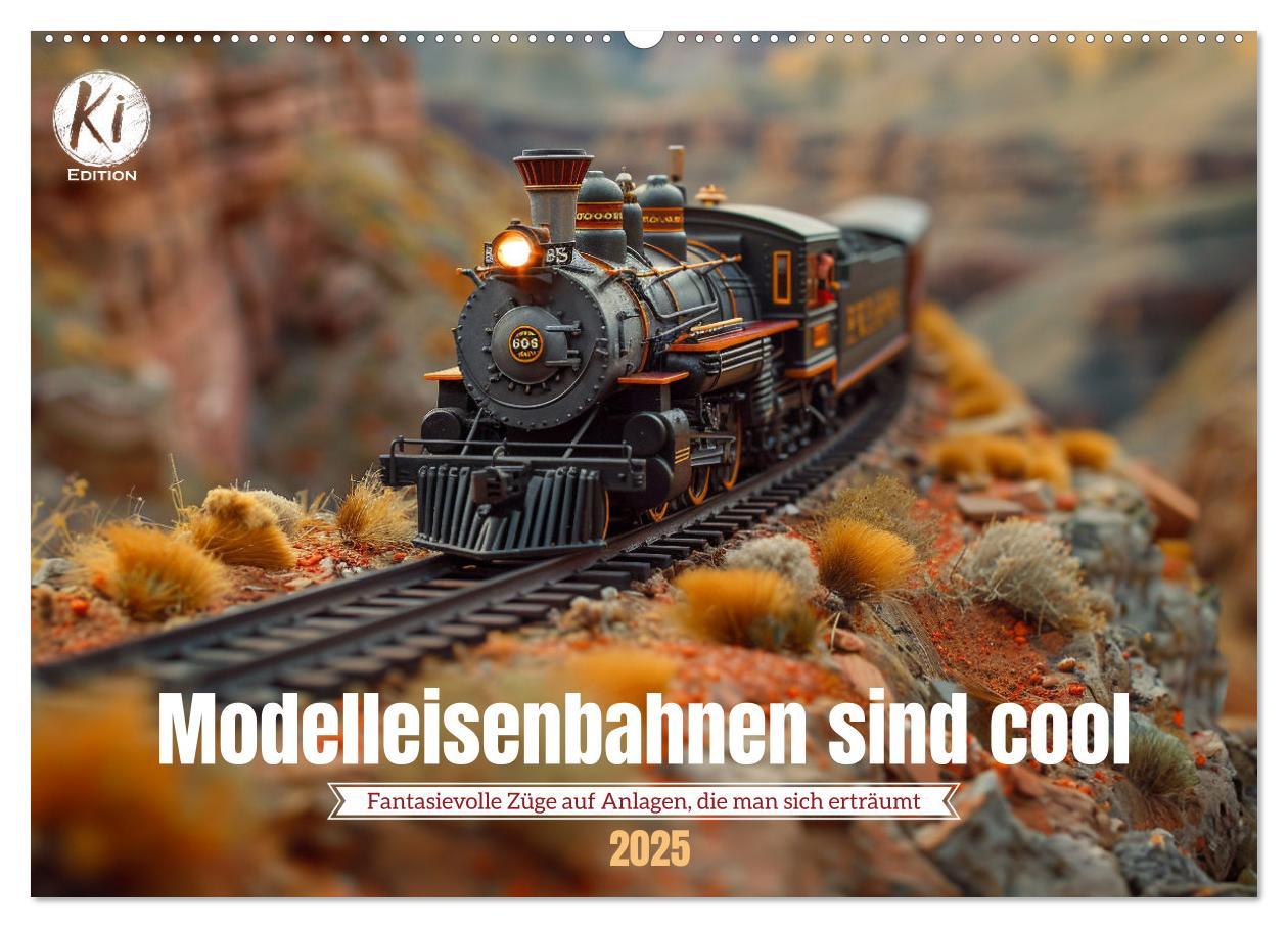 Cover: 9783435379903 | Modelleisenbahnen sind cool (Wandkalender 2025 DIN A2 quer),...