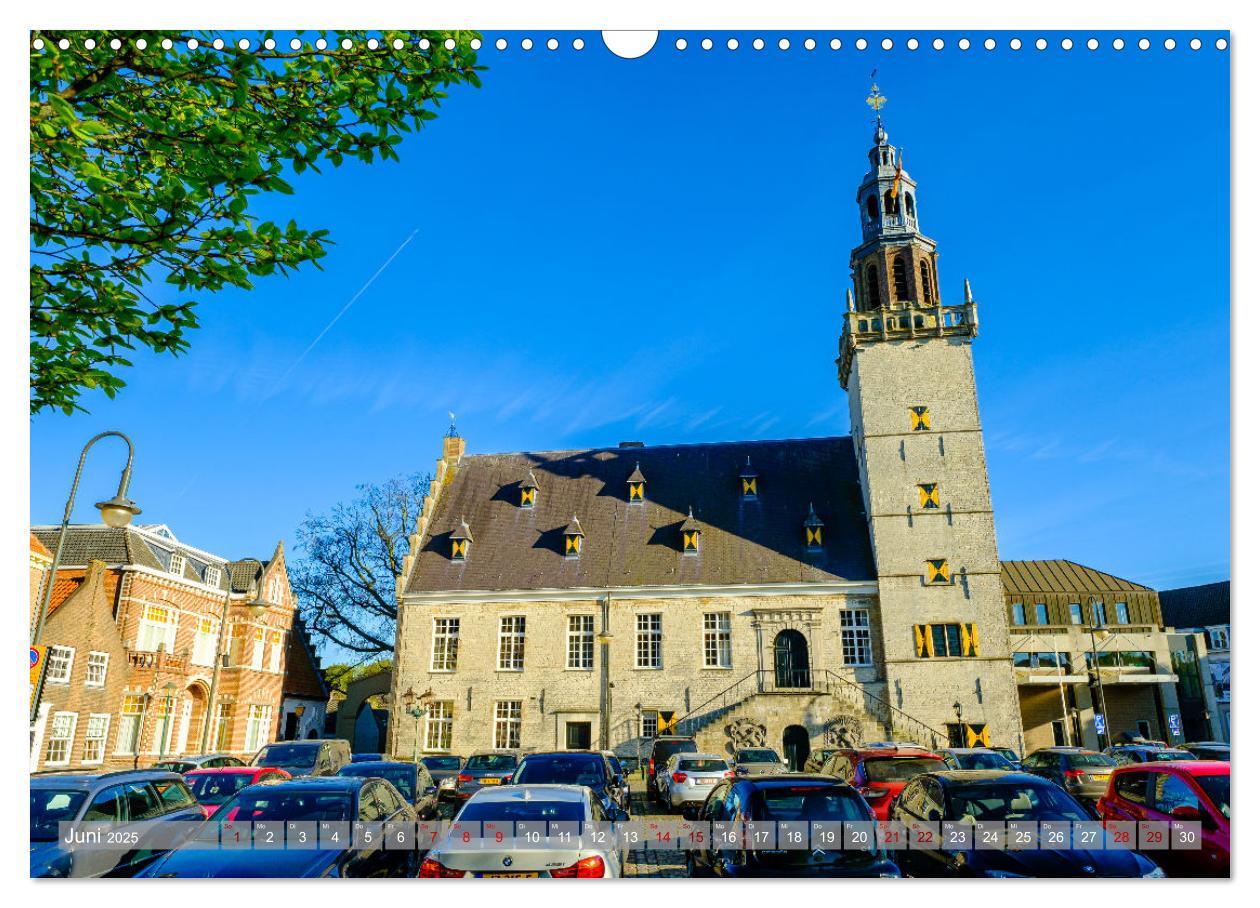 Bild: 9783383918100 | Ein Blick auf Hulst in Zeeland (Wandkalender 2025 DIN A3 quer),...