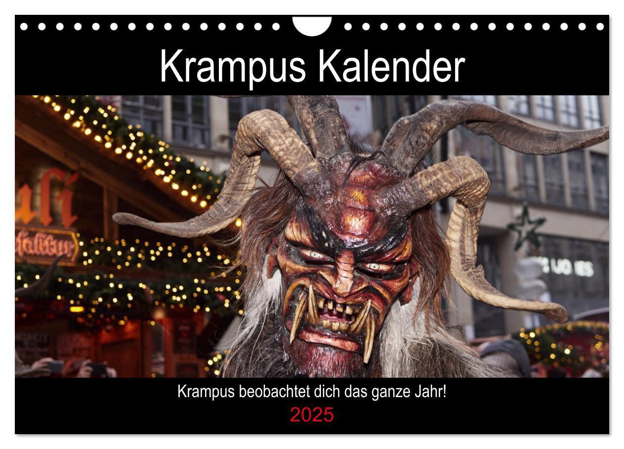 Cover: 9783435175390 | Krampus Kalender 2025 (Wandkalender 2025 DIN A4 quer), CALVENDO...