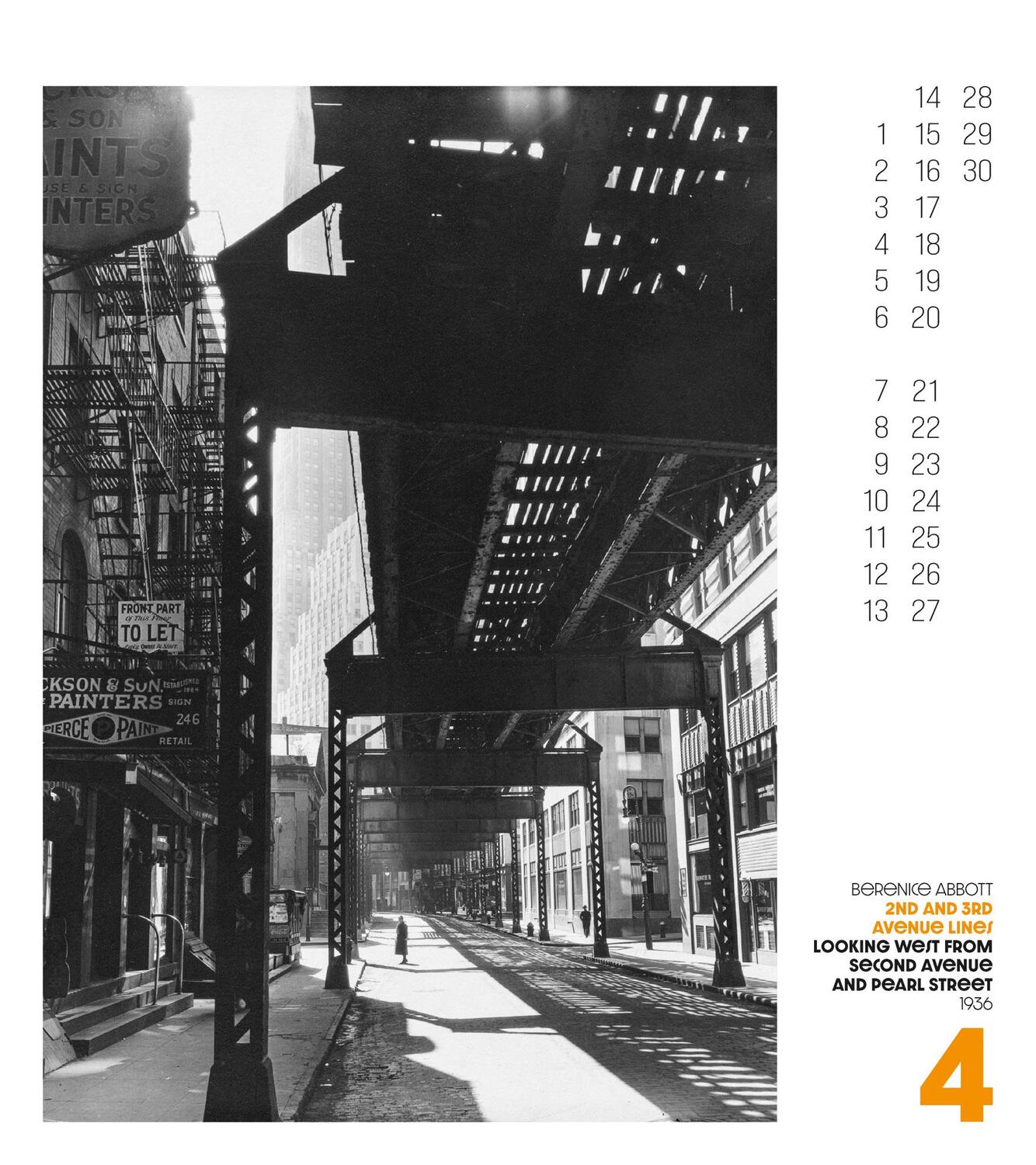 Bild: 9783838425078 | Changing New York Kalender 2025 | Berenice Abbott (u. a.) | Kalender