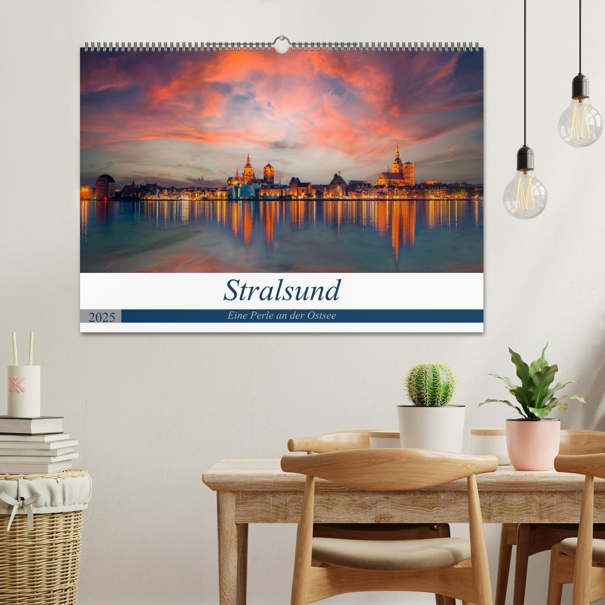 Bild: 9783435010615 | Stralsund, Eine Perle an der Ostsee (Wandkalender 2025 DIN A2...