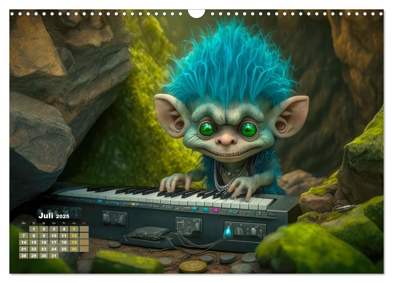 Bild: 9783383908934 | Trolls rocken ab (Wandkalender 2025 DIN A3 quer), CALVENDO...