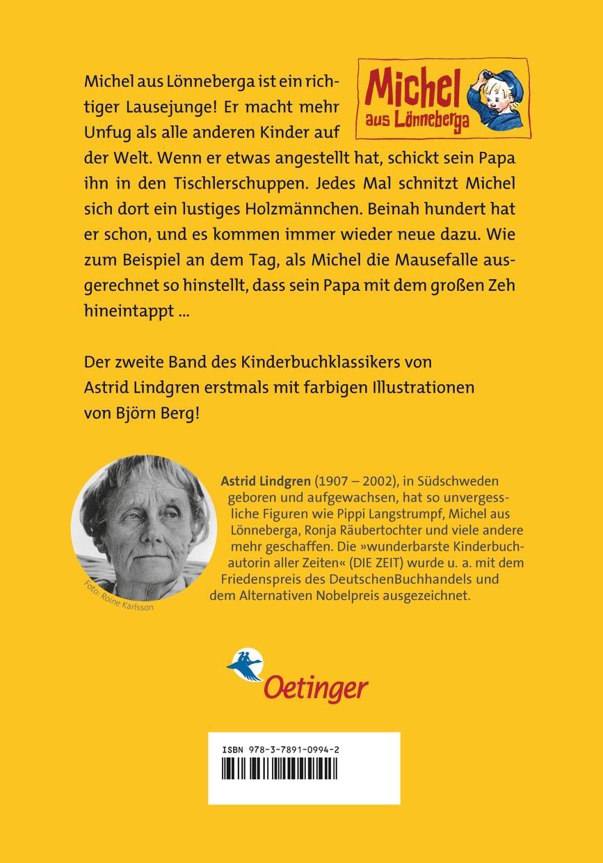 Rückseite: 9783789109942 | Michel muss mehr Männchen machen | Astrid Lindgren | Buch | 144 S.