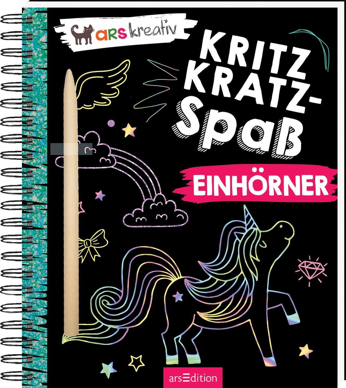 Cover: 9783845841076 | Kritzkratz-Spaß Einhörner | Taschenbuch | Spiralbindung | 36 S. | 2020