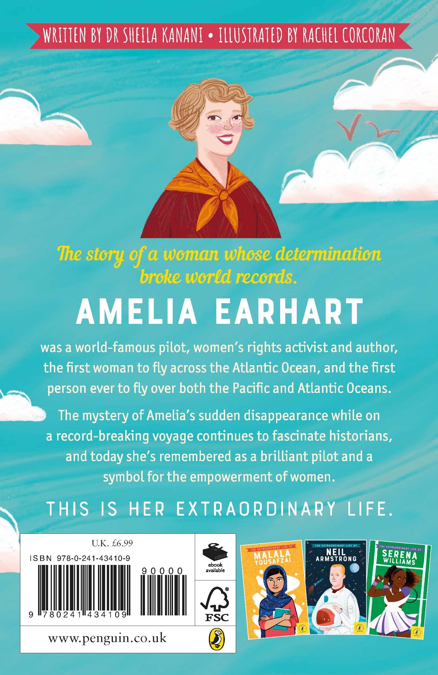 Rückseite: 9780241434109 | The Extraordinary Life of Amelia Earhart | Sheila Kanani | Taschenbuch