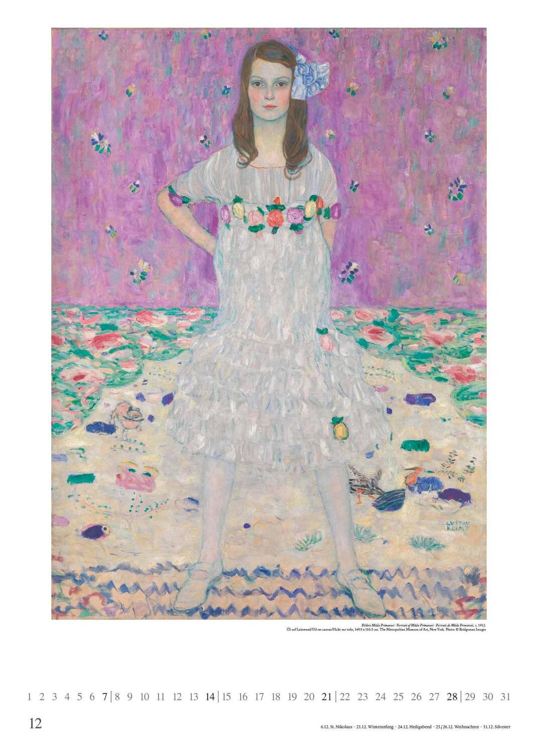 Bild: 4250809653327 | Gustav Klimt 2025 - Kunst-Kalender - Poster-Kalender - 50x70 | 28 S.