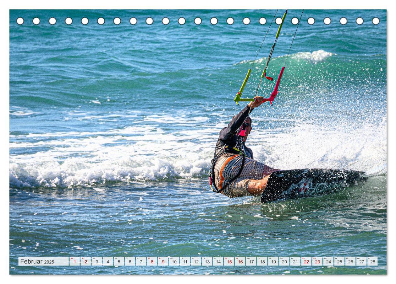 Bild: 9783435099788 | Faszination Kitesurfen (Tischkalender 2025 DIN A5 quer), CALVENDO...