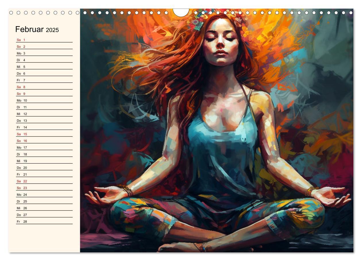 Bild: 9783383904301 | Stille, Stärke und Yoga (Wandkalender 2025 DIN A3 quer), CALVENDO...