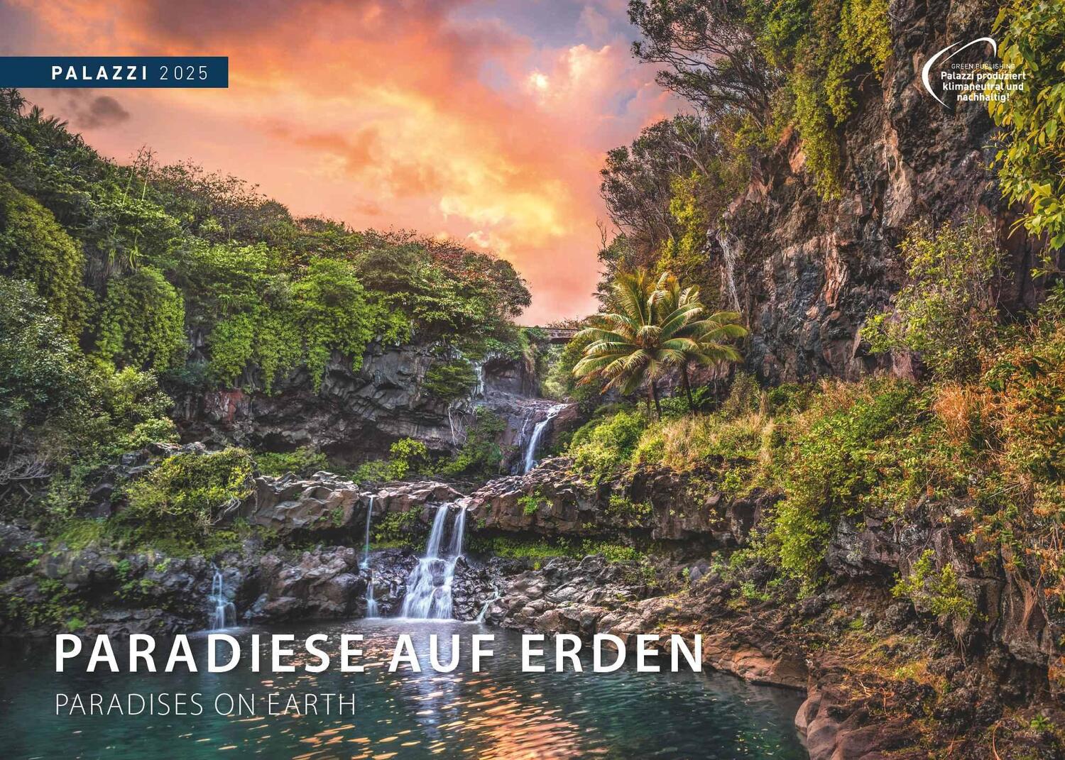 Cover: 4251734300706 | Paradiese auf Erden 2025 - Bildkalender 70x50 cm - Natur &amp;...