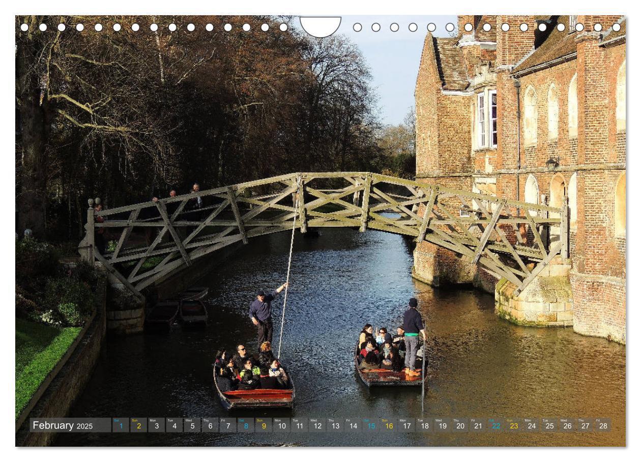 Bild: 9781325951208 | The historic Cambridge (Wall Calendar 2025 DIN A4 landscape),...