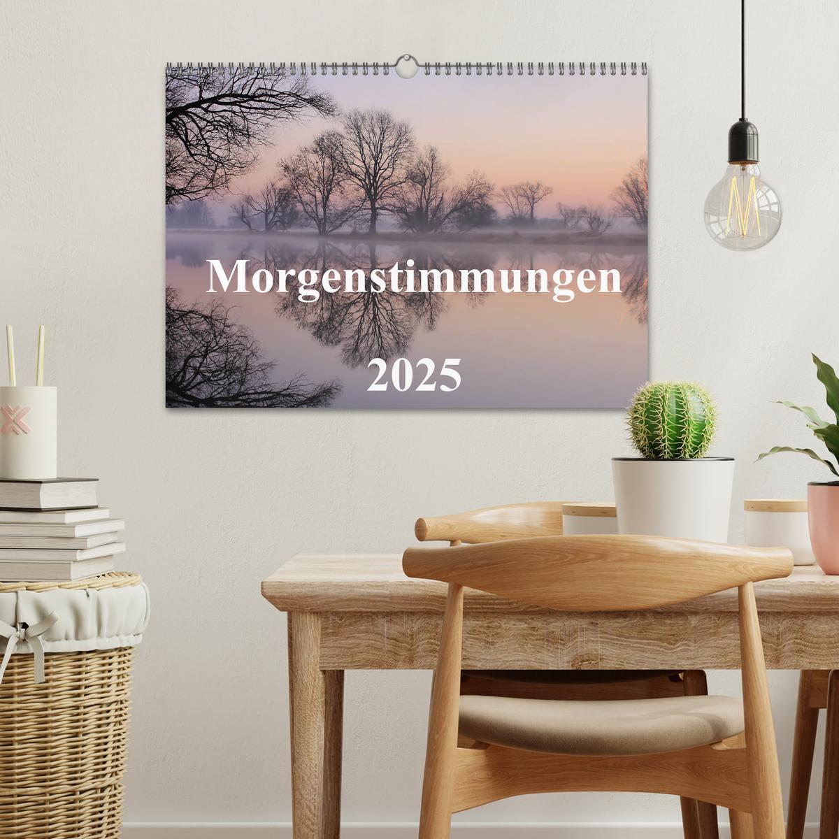 Bild: 9783435760015 | Morgenstimmungen 2025 (Wandkalender 2025 DIN A3 quer), CALVENDO...