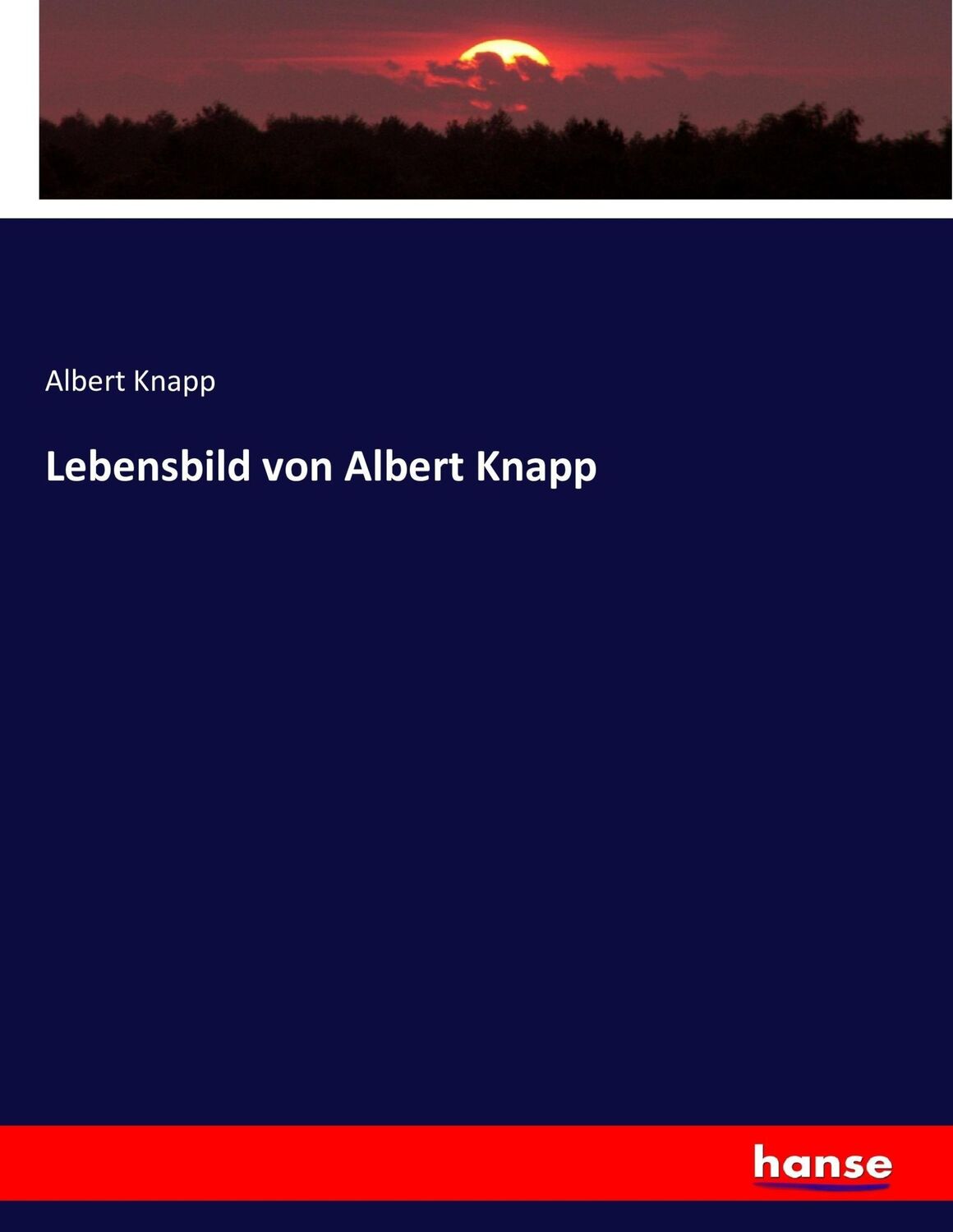 Cover: 9783743310902 | Lebensbild von Albert Knapp | Albert Knapp | Taschenbuch | Paperback