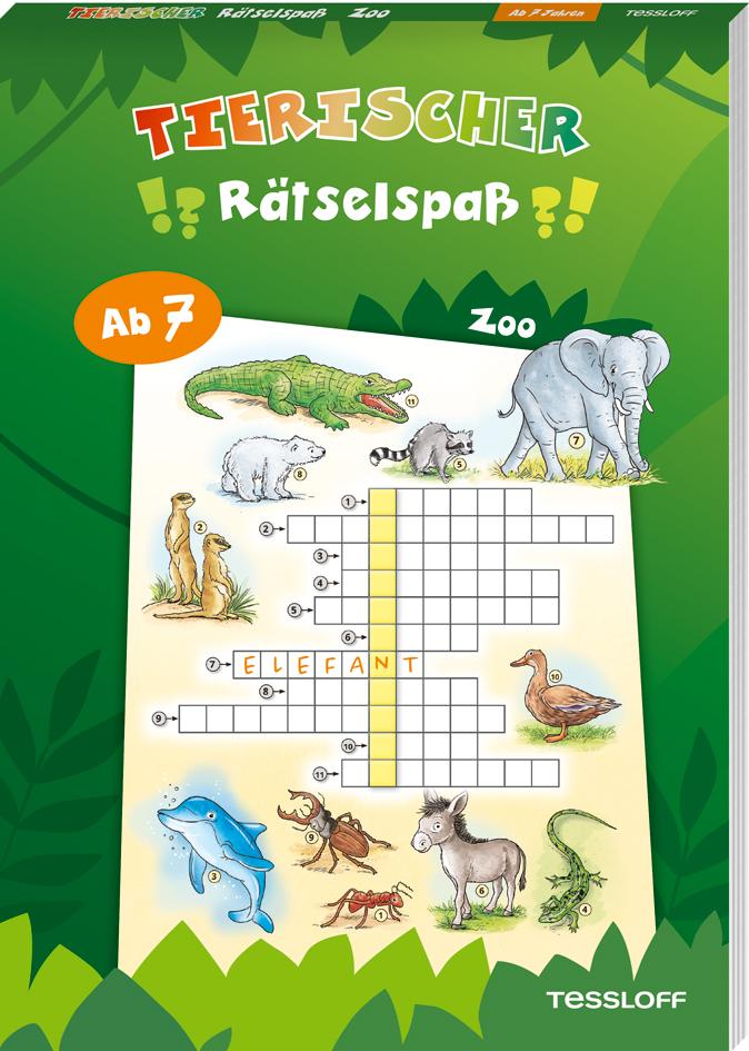 Cover: 9783788645663 | Tierischer Rätselspaß. Zoo | Rätseln für Kinder ab 7 Jahren | Lohr