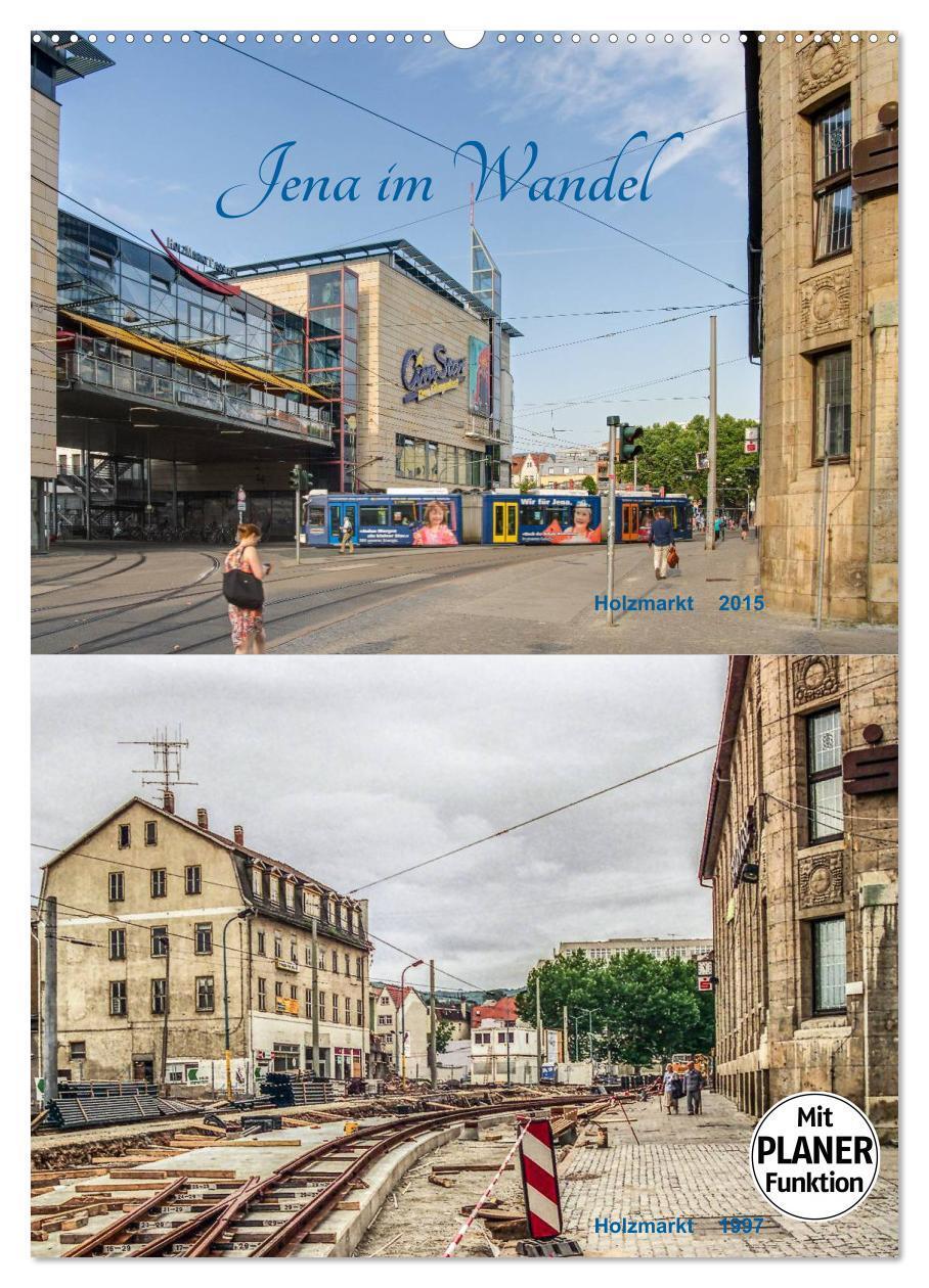 Cover: 9783457020692 | Jena im Wandel (Wandkalender 2025 DIN A2 hoch), CALVENDO...