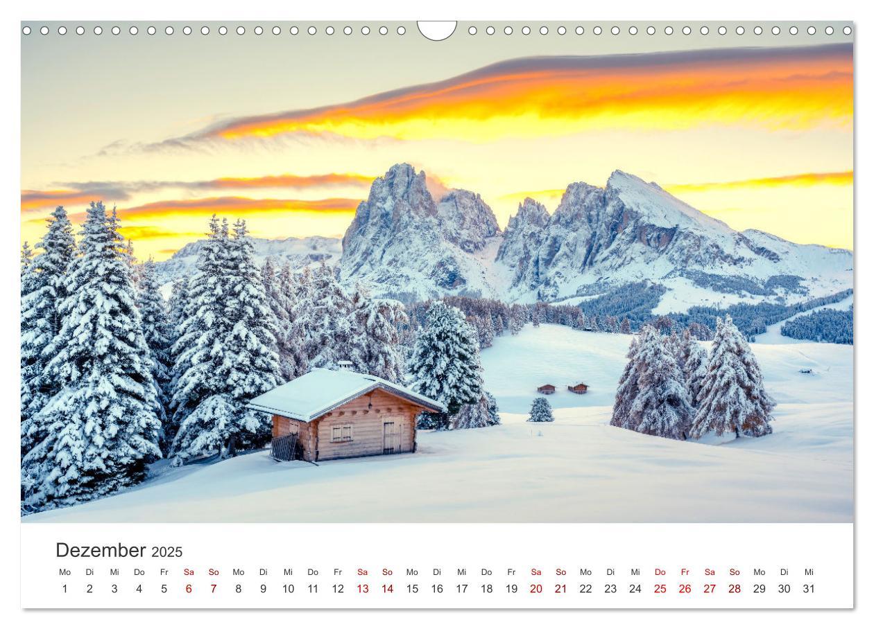 Bild: 9783383926808 | Seiser Alm - Im Herzen der Dolomiten. (Wandkalender 2025 DIN A3...