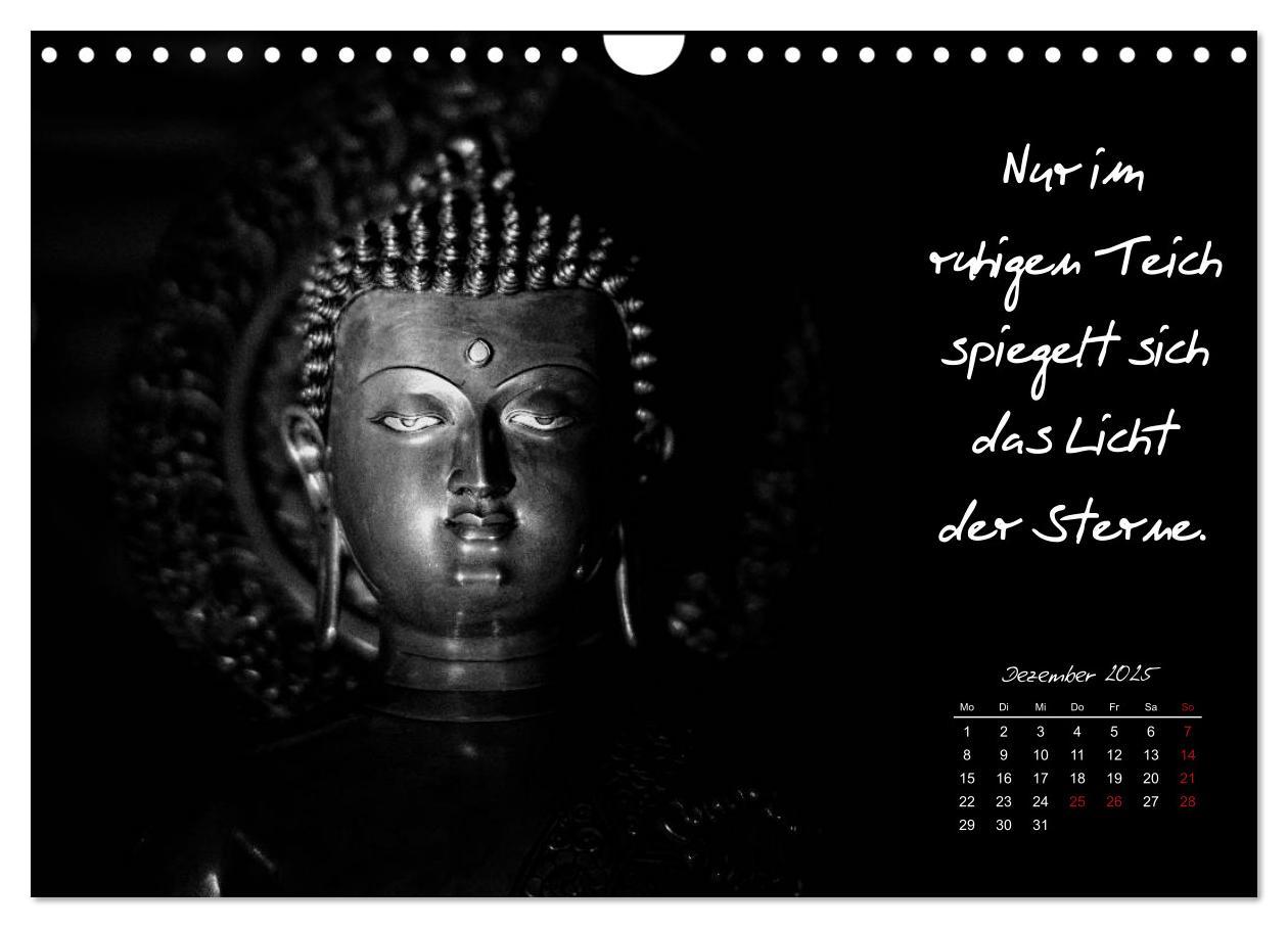 Bild: 9783435629305 | Worte des Buddha 2025 (Wandkalender 2025 DIN A4 quer), CALVENDO...