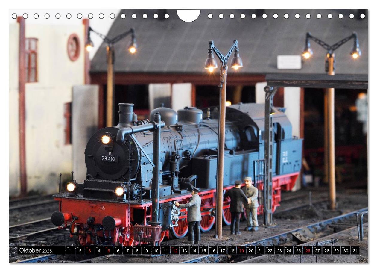 Bild: 9783435568659 | Kleine Bahnwelt in Spur 1 (Wandkalender 2025 DIN A4 quer), CALVENDO...