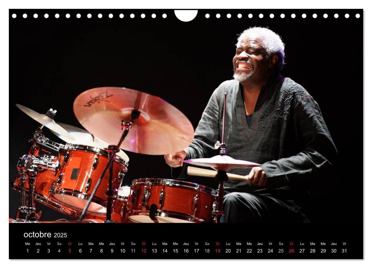 Bild: 9781325964840 | Jazz drums (Calendrier mural 2025 DIN A4 vertical), CALVENDO...