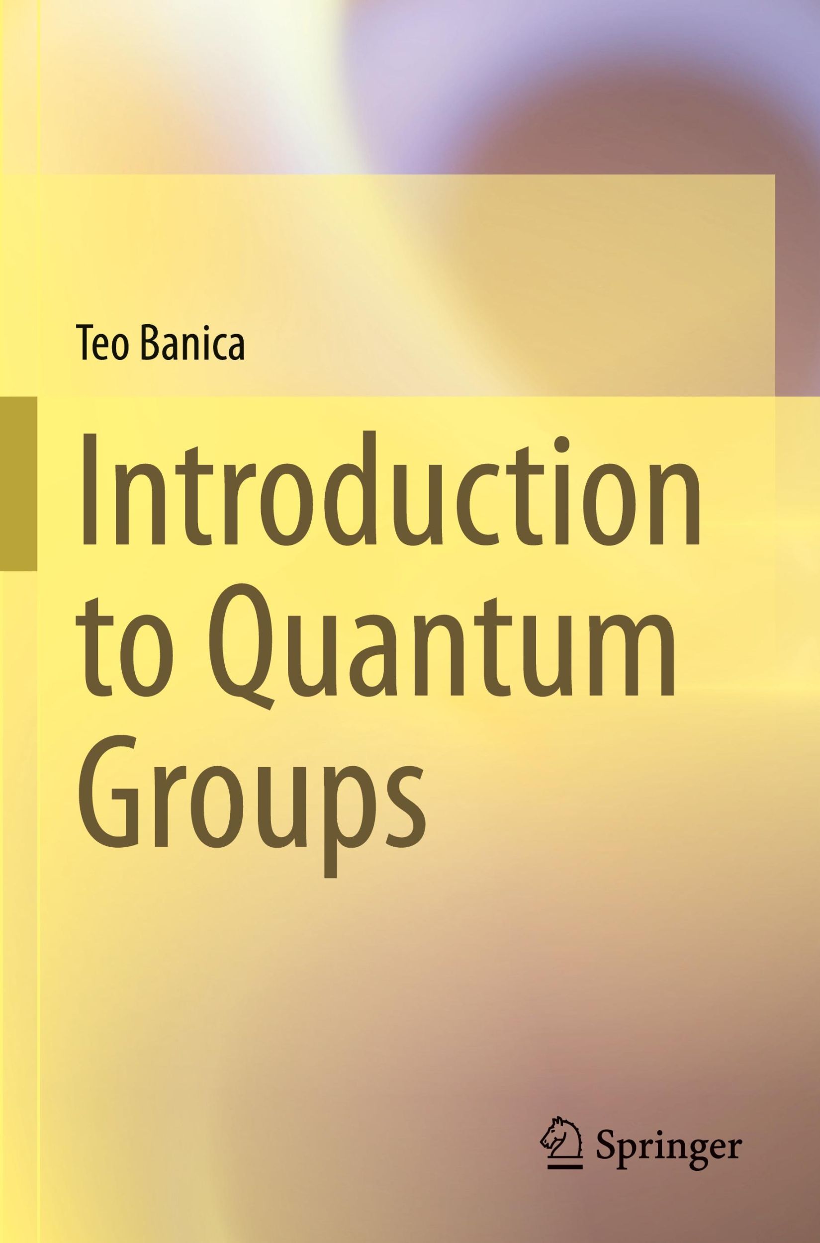 Cover: 9783031238192 | Introduction to Quantum Groups | Teo Banica | Taschenbuch | x | 2024