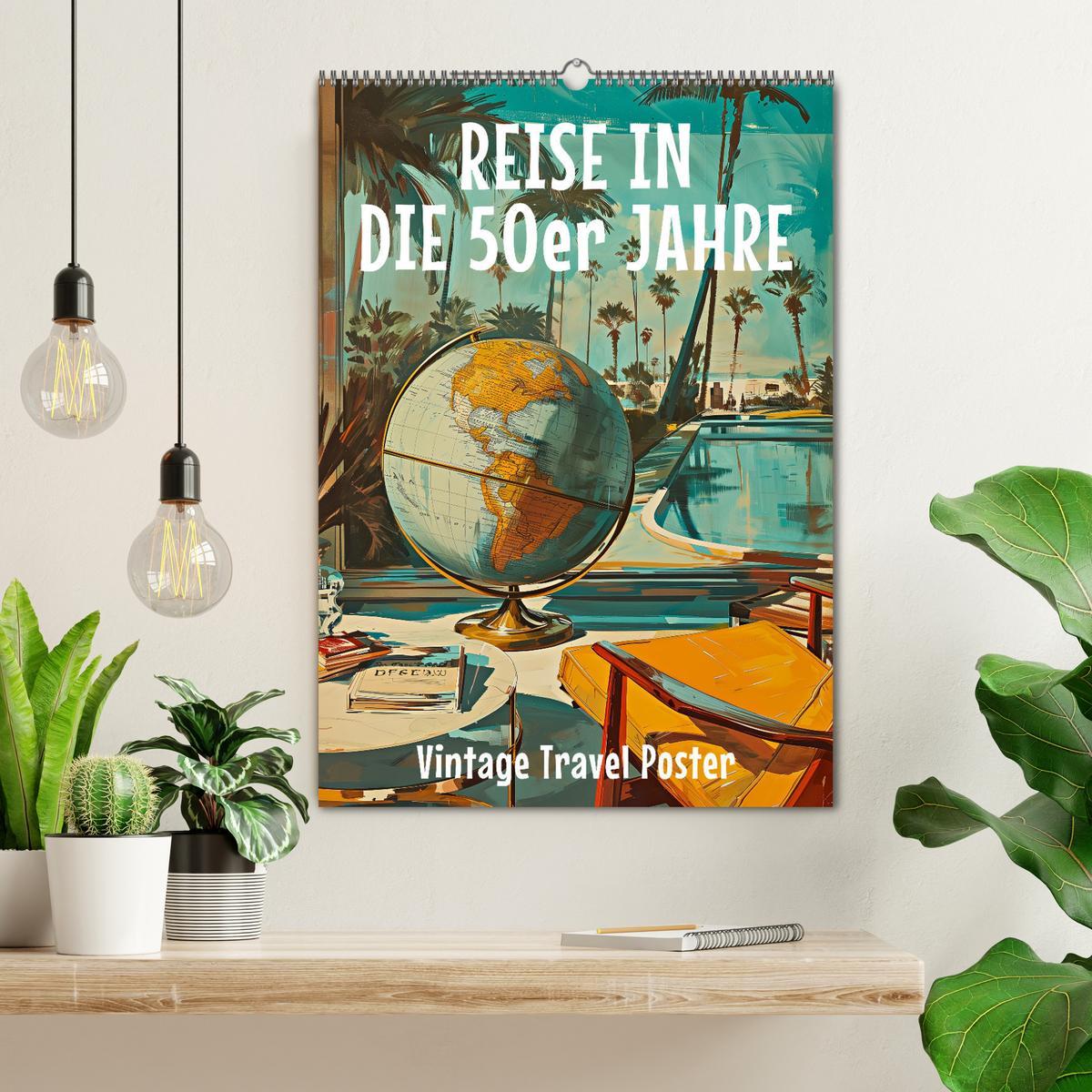 Bild: 9783383763311 | Reise in die 50er Jahre. Vintage Travel Poster. (Wandkalender 2025...