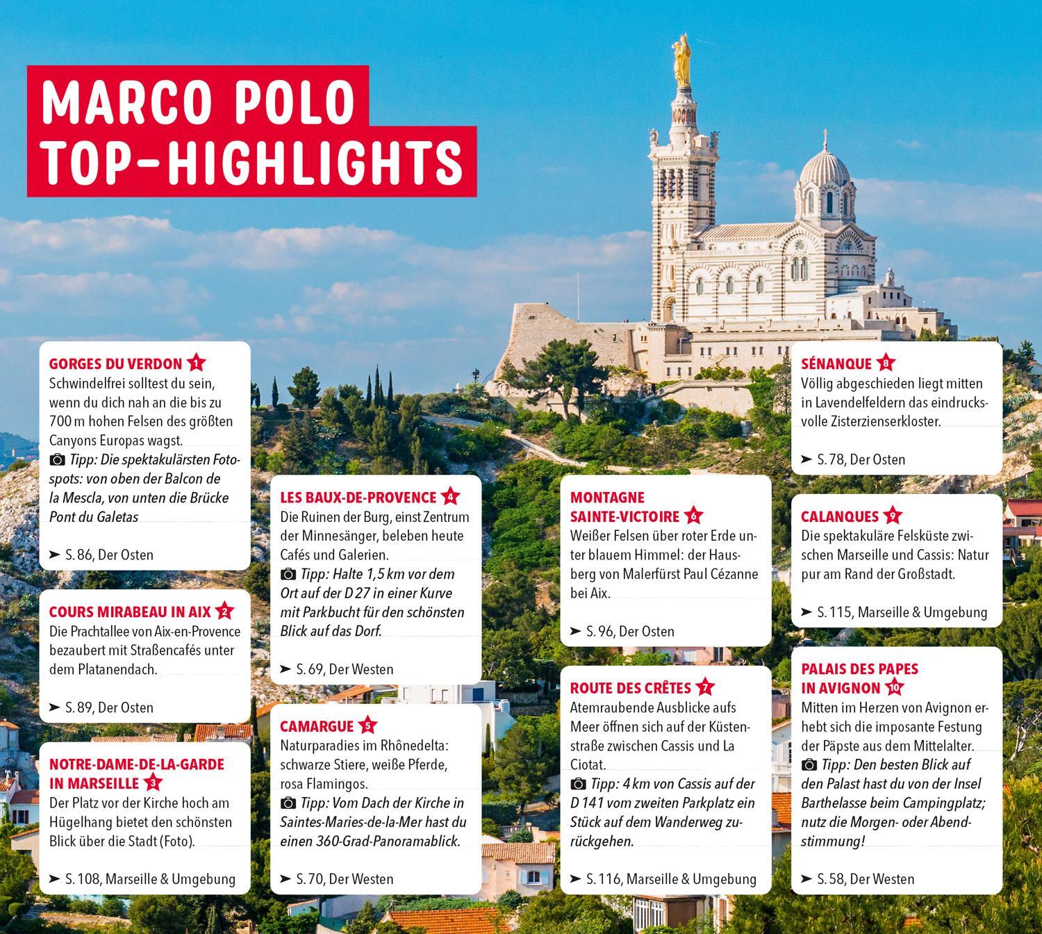 Bild: 9783829731065 | MARCO POLO Reiseführer Provence | Peter Bausch (u. a.) | Taschenbuch