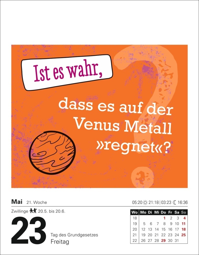 Bild: 9783840033933 | Ist es wahr, dass ...? Tagesabreißkalender 2025 - Alltagswissen auf...