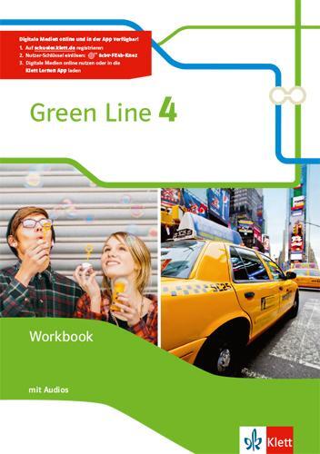 Cover: 9783128342450 | Green Line 4. Workbook mit Audios Klasse 8 | Harper | Bundle | Deutsch