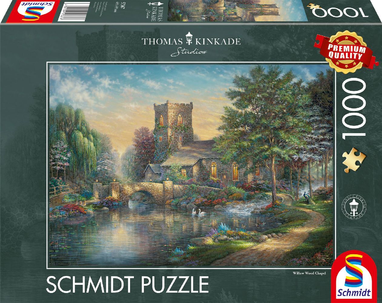 Cover: 4001504573676 | Willow Wood Chapel | Puzzle Thomas Kinkade 1.000 Teile | Spiel | 57367