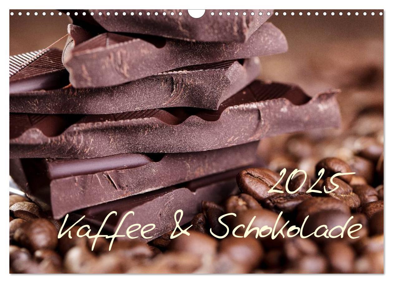 Cover: 9783435784844 | Kaffee &amp; Schokolade (Wandkalender 2025 DIN A3 quer), CALVENDO...