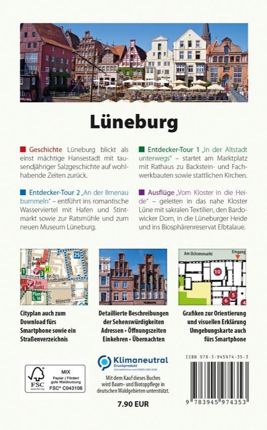 Rückseite: 9783945974353 | Lüneburg - Der Stadtführer | Eckhard Michael (u. a.) | Taschenbuch